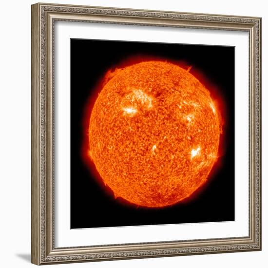 Solar Activity on the Sun-Stocktrek Images-Framed Photographic Print