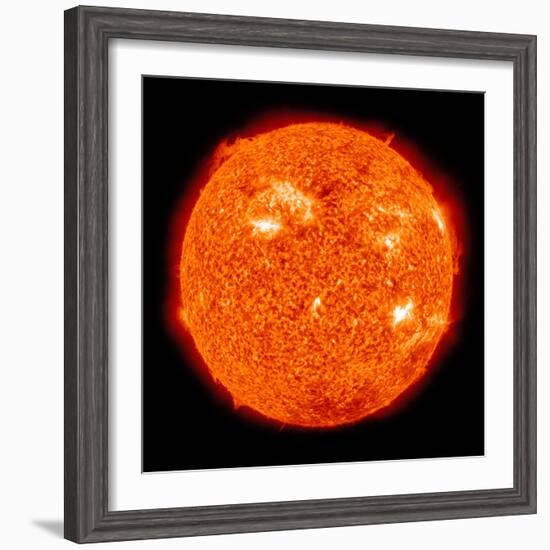 Solar Activity on the Sun-Stocktrek Images-Framed Photographic Print