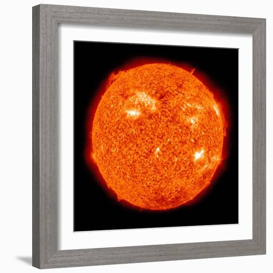 Solar Activity on the Sun-Stocktrek Images-Framed Photographic Print