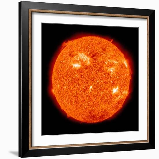 Solar Activity on the Sun-Stocktrek Images-Framed Photographic Print