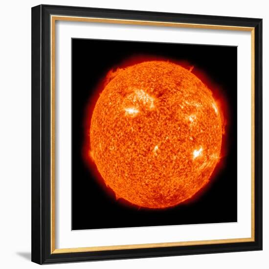 Solar Activity on the Sun-Stocktrek Images-Framed Photographic Print