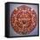 Solar Calendar, Aztec, Mexica Culture (Reconstruction)-null-Framed Premier Image Canvas