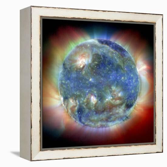 Solar Corona-null-Framed Premier Image Canvas