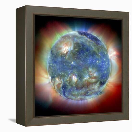 Solar Corona-null-Framed Premier Image Canvas