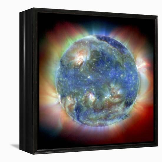 Solar Corona-null-Framed Premier Image Canvas