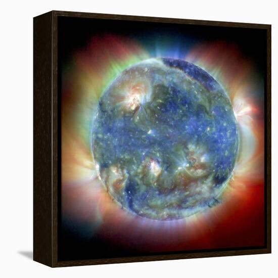 Solar Corona-null-Framed Premier Image Canvas