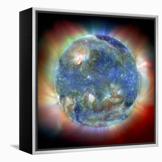 Solar Corona-null-Framed Premier Image Canvas