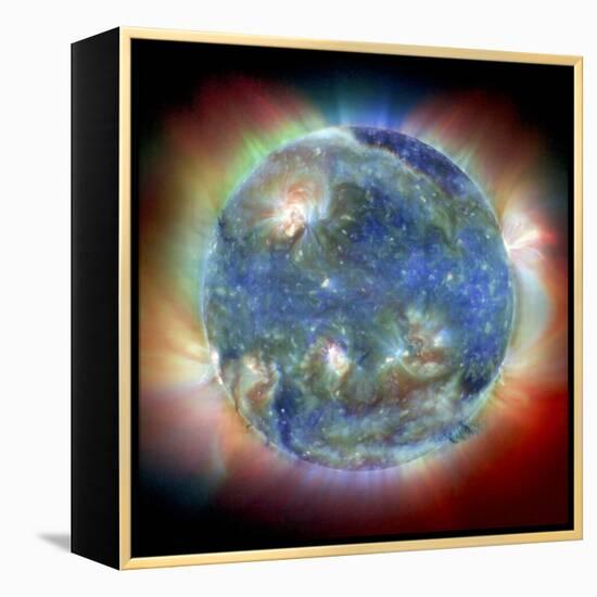 Solar Corona-null-Framed Premier Image Canvas