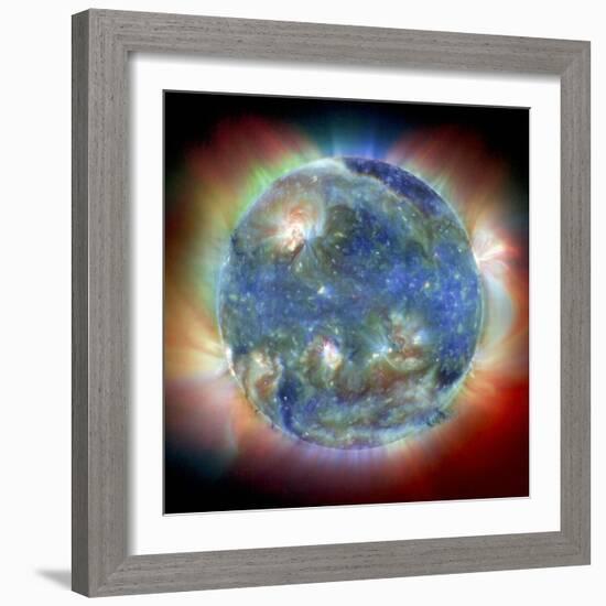 Solar Corona-null-Framed Premium Photographic Print