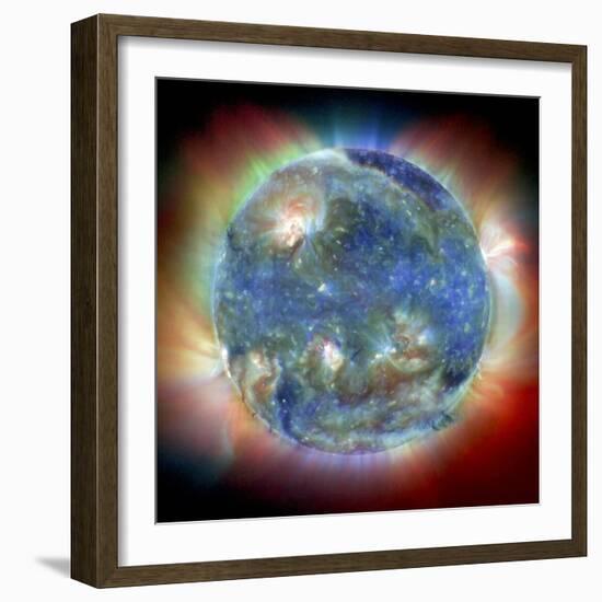 Solar Corona-null-Framed Premium Photographic Print