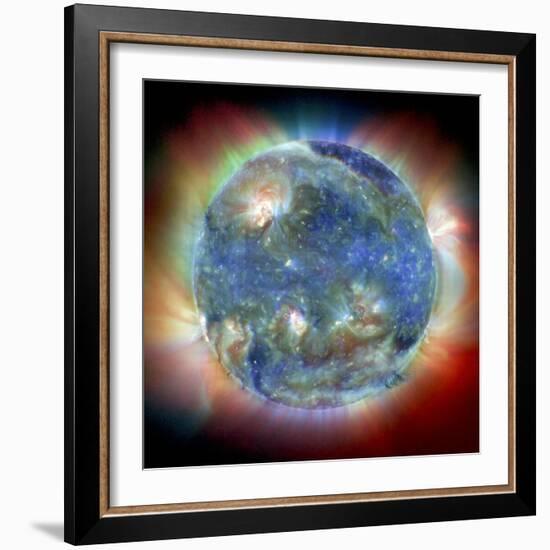 Solar Corona-null-Framed Premium Photographic Print