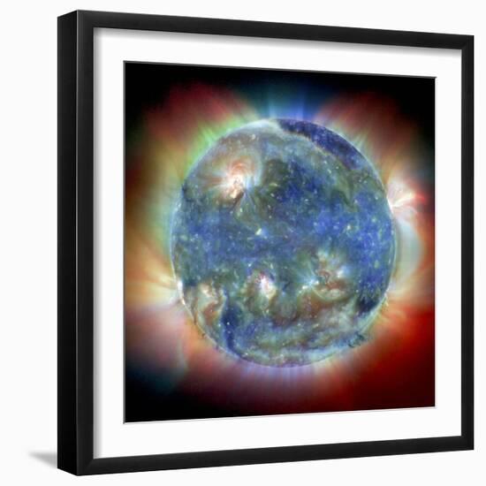 Solar Corona-null-Framed Premium Photographic Print