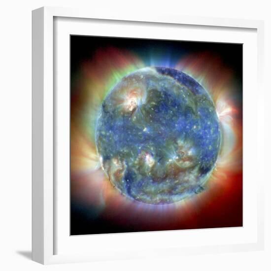 Solar Corona-null-Framed Premium Photographic Print