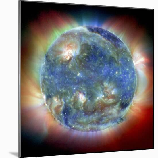 Solar Corona-null-Mounted Premium Photographic Print