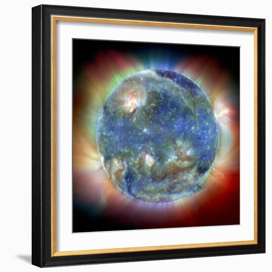 Solar Corona-null-Framed Premium Photographic Print