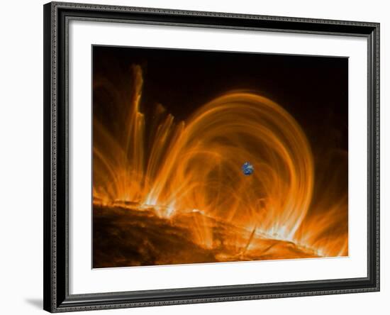 Solar Coronal Loops-null-Framed Photographic Print