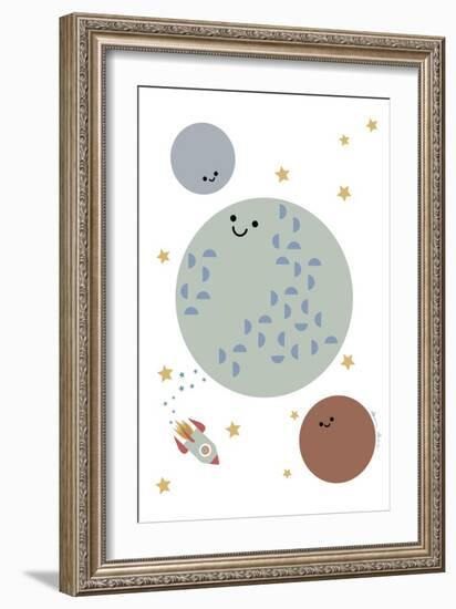 Solar Earth Moon-1x Studio II-Framed Giclee Print