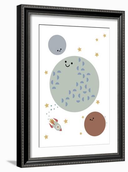 Solar Earth Moon-1x Studio II-Framed Giclee Print