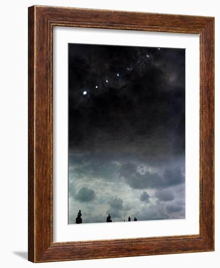 Solar Eclipse at Lambourn, August 1999-null-Framed Photographic Print