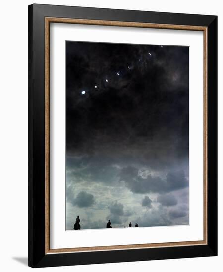 Solar Eclipse at Lambourn, August 1999-null-Framed Photographic Print