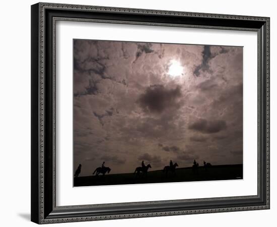 Solar Eclipse, August Lambourn 1999-null-Framed Photographic Print