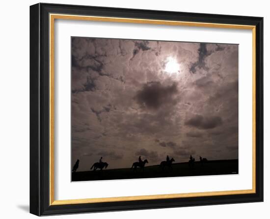 Solar Eclipse, August Lambourn 1999-null-Framed Photographic Print