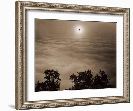 Solar Eclipse from Santa Lucia Range, California, January 1, 1889-Carleton Watkins-Framed Art Print