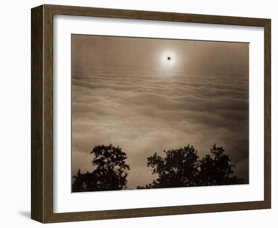 Solar Eclipse from Santa Lucia Range, California, January 1, 1889-Carleton Watkins-Framed Art Print