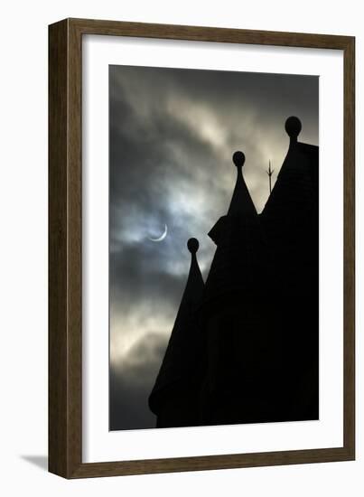 Solar Eclipse, Little Germany, Bradford, UK (Photo)-null-Framed Giclee Print