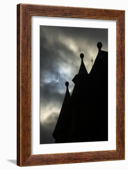 Solar Eclipse, Little Germany, Bradford, UK (Photo)-null-Framed Giclee Print