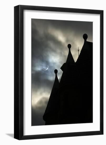 Solar Eclipse, Little Germany, Bradford, UK (Photo)-null-Framed Giclee Print