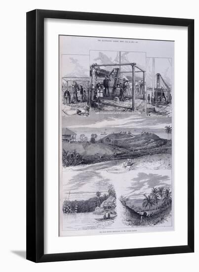 Solar Eclipse Observatory, Nicobar Islands, C1875-null-Framed Giclee Print