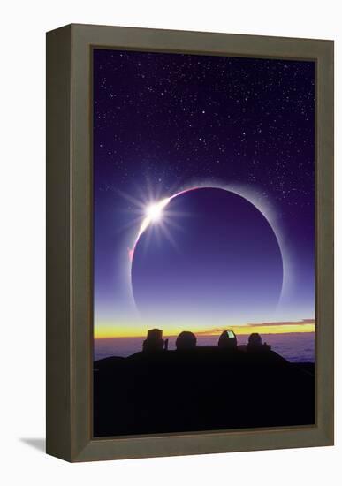 Solar Eclipse-David Nunuk-Framed Premier Image Canvas