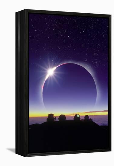 Solar Eclipse-David Nunuk-Framed Premier Image Canvas