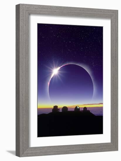 Solar Eclipse-David Nunuk-Framed Photographic Print