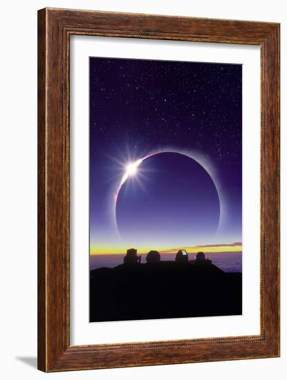 Solar Eclipse-David Nunuk-Framed Photographic Print