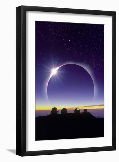 Solar Eclipse-David Nunuk-Framed Photographic Print