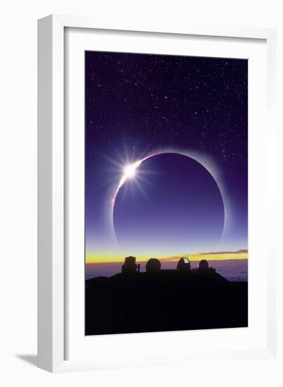 Solar Eclipse-David Nunuk-Framed Photographic Print