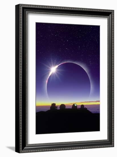 Solar Eclipse-David Nunuk-Framed Photographic Print