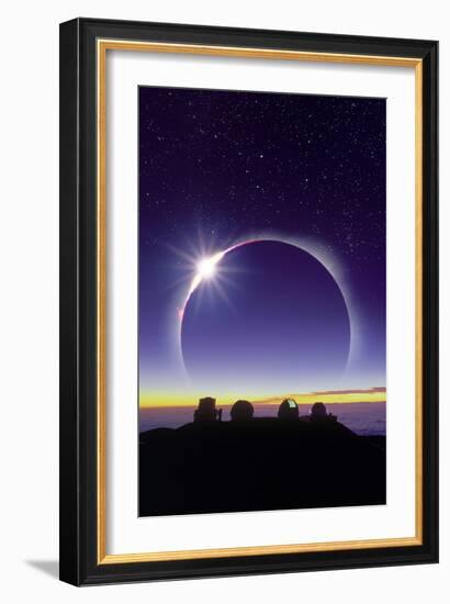 Solar Eclipse-David Nunuk-Framed Photographic Print