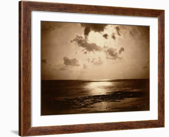 Solar Effect - Ocean, 1857-Gustave Le Gray-Framed Giclee Print