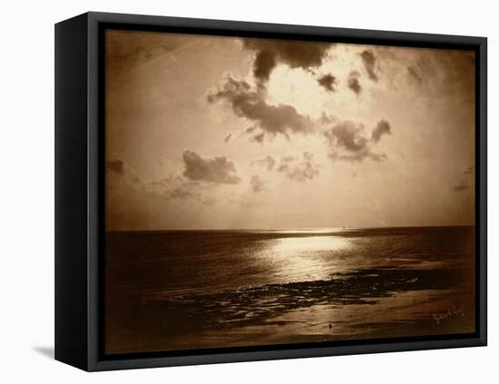 Solar Effect - Ocean, 1857-Gustave Le Gray-Framed Premier Image Canvas