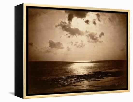 Solar Effect - Ocean, 1857-Gustave Le Gray-Framed Premier Image Canvas