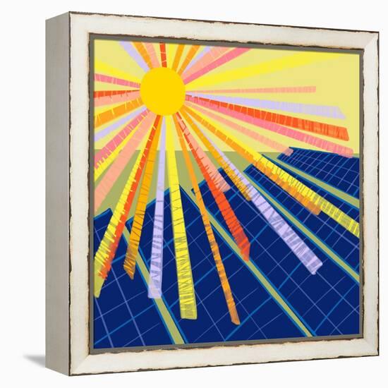 Solar Energy-Kerstin Stock-Framed Stretched Canvas