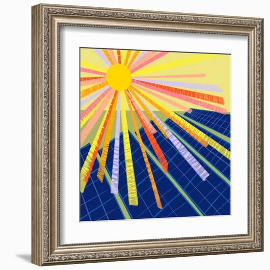 Solar Energy-Kerstin Stock-Framed Art Print