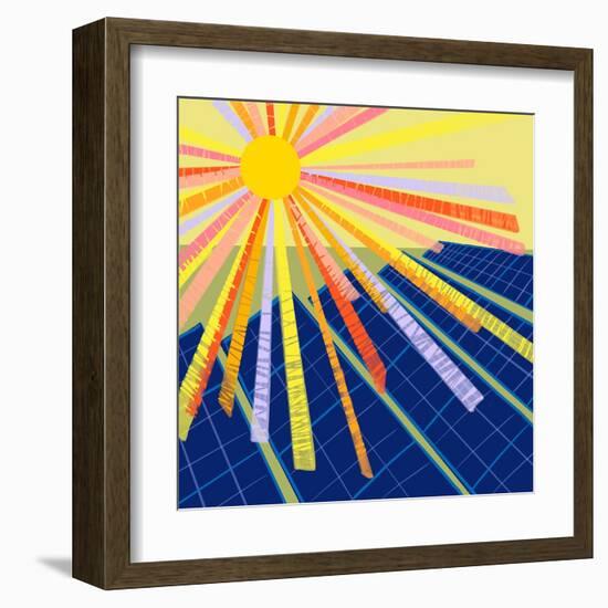 Solar Energy-Kerstin Stock-Framed Art Print