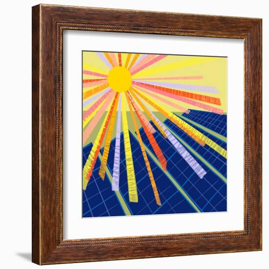 Solar Energy-Kerstin Stock-Framed Art Print