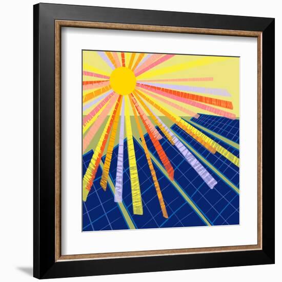 Solar Energy-Kerstin Stock-Framed Art Print