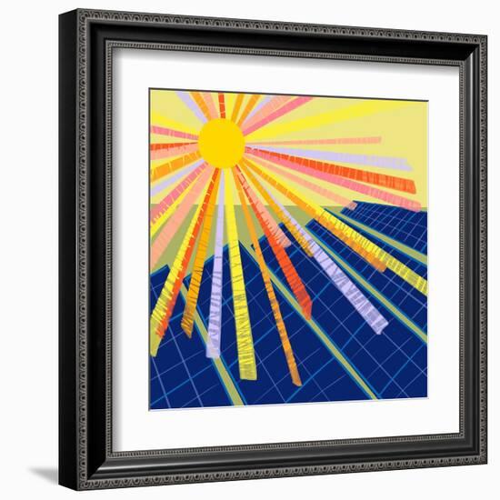 Solar Energy-Kerstin Stock-Framed Art Print