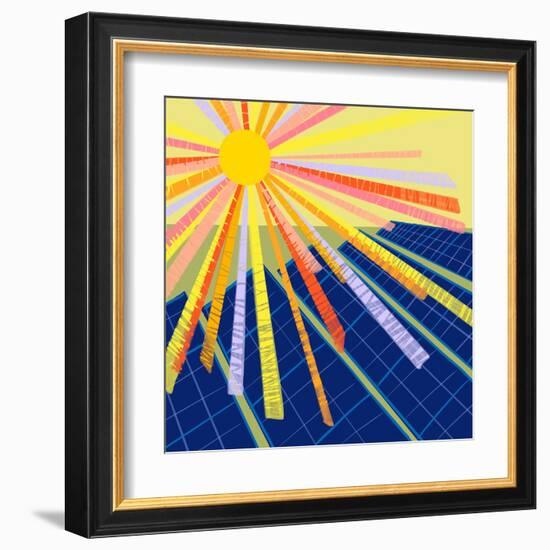 Solar Energy-Kerstin Stock-Framed Art Print